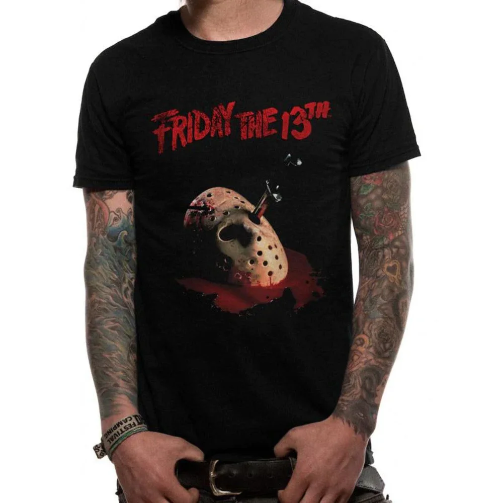 Freitag Der 13th Dolch T-Shirt Jason Halloween Herren Damen Top Offiziell