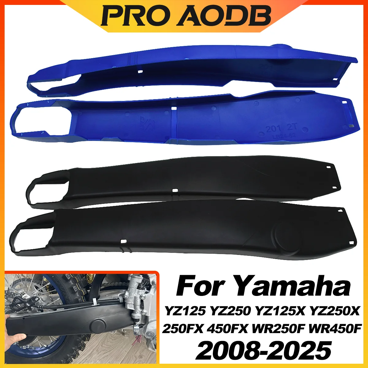 2008-2025 Motorcycle Swingarm Guard Swing Arm Protector Cover For Yamaha YZ125 250 250F 450F 125X 250X 250FX 450FX WR250F WR450F