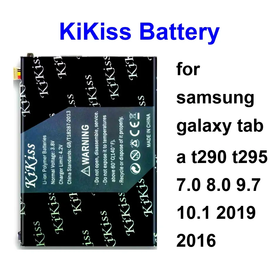 

4800-11000mAh For Samsung Galaxy Tab a T290 T295 7.0 8.0 9.7 10.1 2019 2016 Tablet Battery Swd-WT-N8 EB-BT550ABE EB-BT585ABE