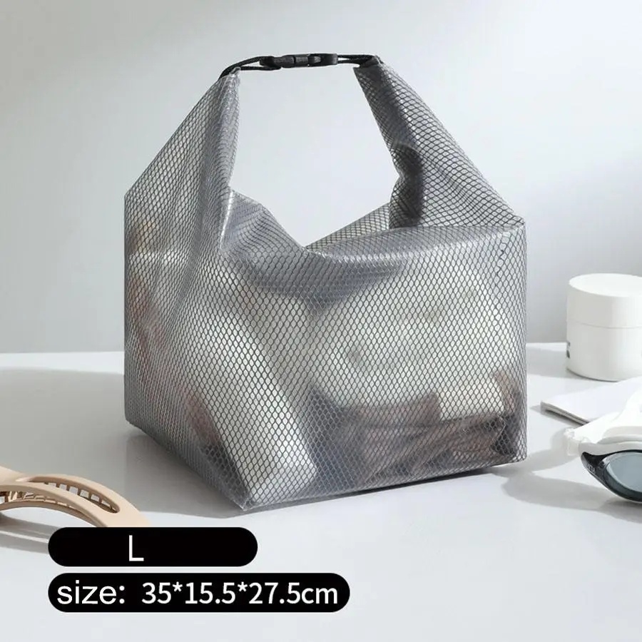 Borsa portatile per cosmetici impermeabile di grande capacità