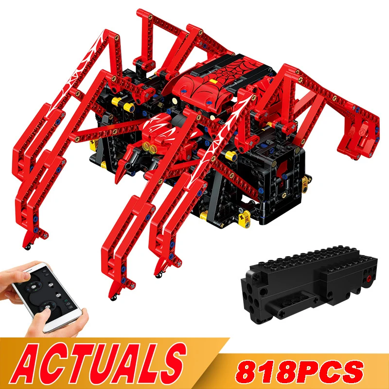 

Mould King 15053 Technical RC Robot Building Blocks for Boys Motorized Spider Robot Model Bricks Toys For Kids Christmas Gifts