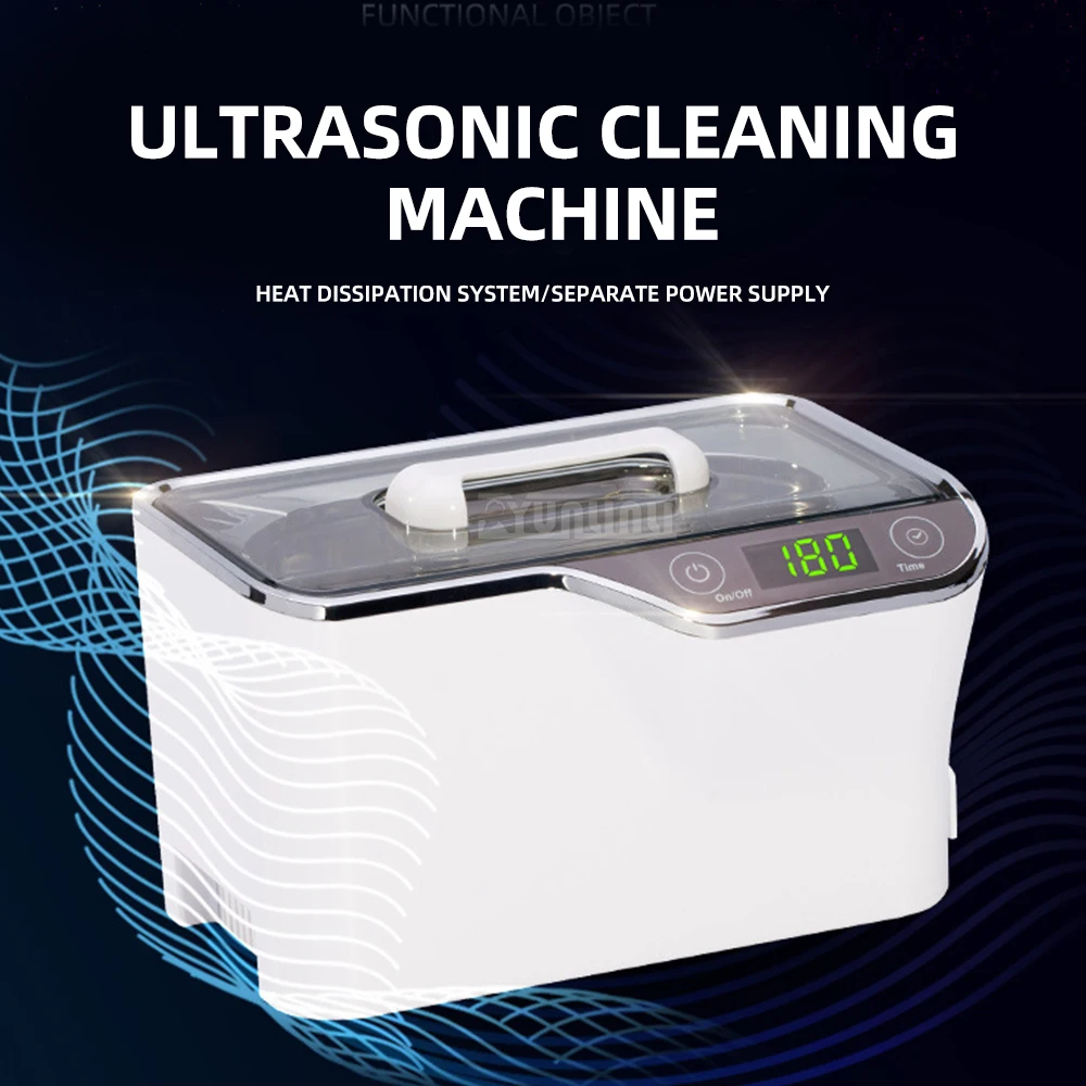  Watch Glasses Jewelry Cleaner; Small Ultrasonic Cleaning Machine for Household Use 