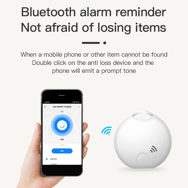 Tuya Smart Anti-lost Alarm Wallet Keyfinder Smart Tag bluetooth-compatible Gps Tracker Smart Locator Keychain Pet Child Tracker