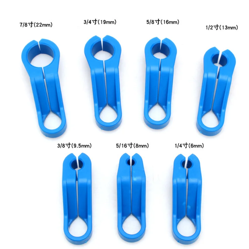 7PCS Angled Fuel Line Disconnect Tool Kit, Automotive AC & Oil Pipe Quick Disconnect Removal Tools Air Hose Removal Tool
