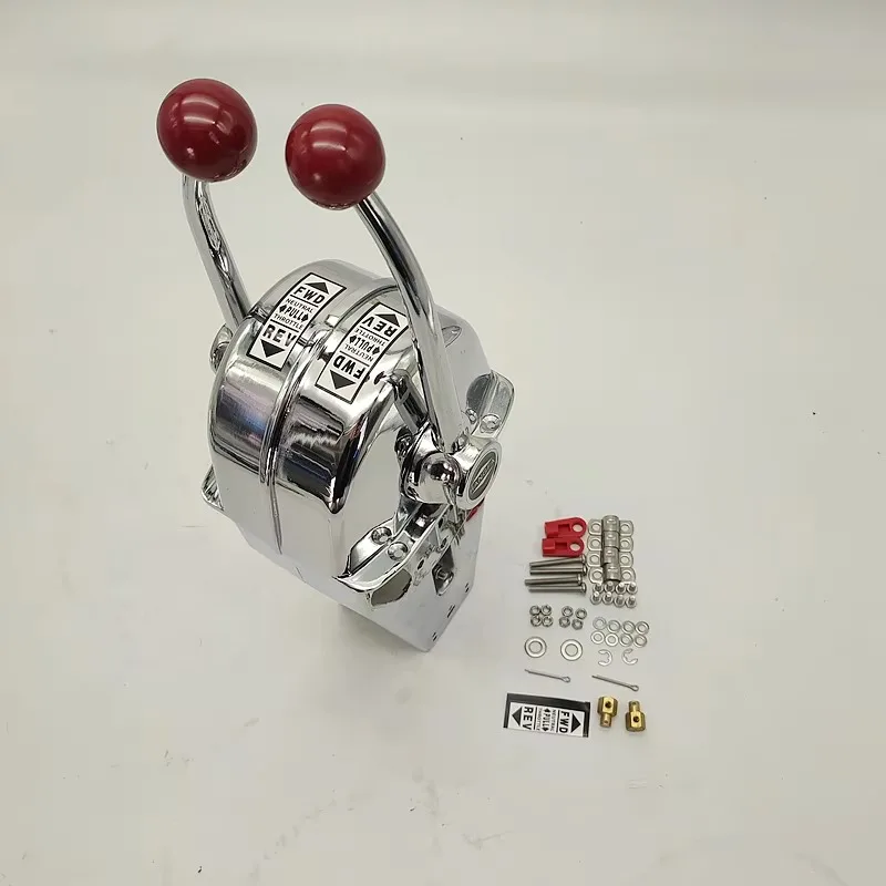 Morse MT-3 peça de alavanca de controle de barco, motor marinho, alça dupla, cabo de acelerador, joystick de controle