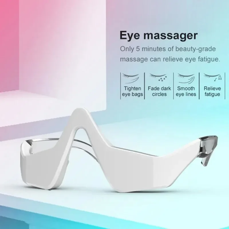 Eye Beauty Massage Micro-Current Pulse Red light Therapy Eyes Relax Reduce Wrinkles Dark Circle Remove Eye Bags Massager Beauty