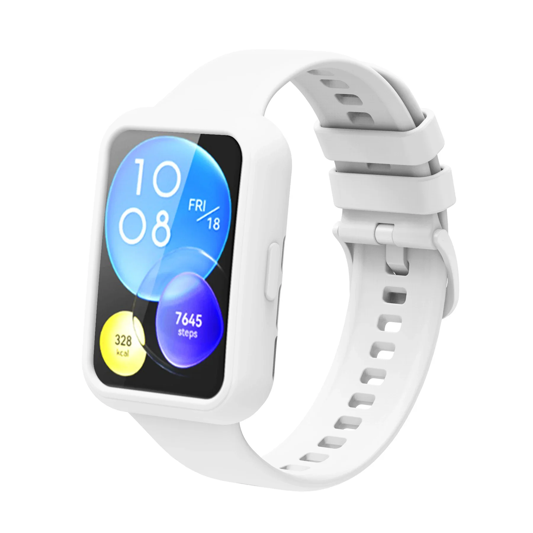 Silicone Strap+Protective Case For Huawei Watch Fit 2 Fit2 Replacement Watch band