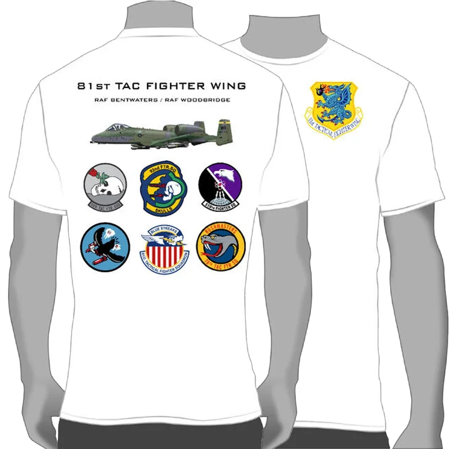 

81st Tactical Fighter Wing Squadron T-Shirt USAF Licensed Product