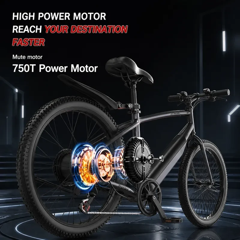F28 26 Inch Electric Mountain Bike Off Road E-bike Adult Light Electric Bicycle