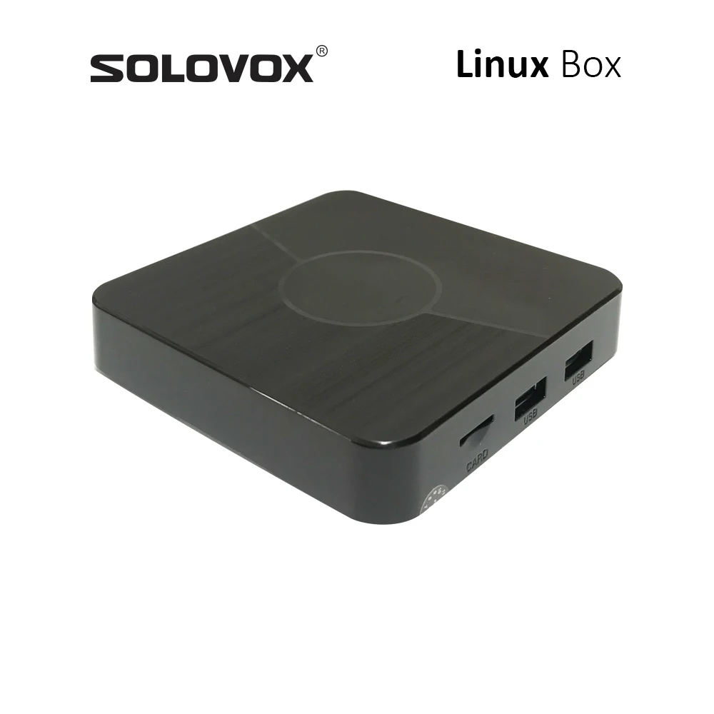 SOLOVOX TOA OTT الأوسط Linux4.9 صندوق التلفزيون الذكي رباعي النواة 5G WiFi BT5 Stalkermac مشغل الوسائط 4K LINUX STB البث المباشر