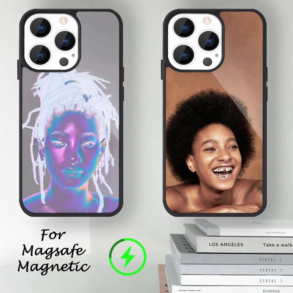 Singer Willow Smith Phone Case For iPhone 14 13 12 11 15 Pro Max Magsafe Magnetic