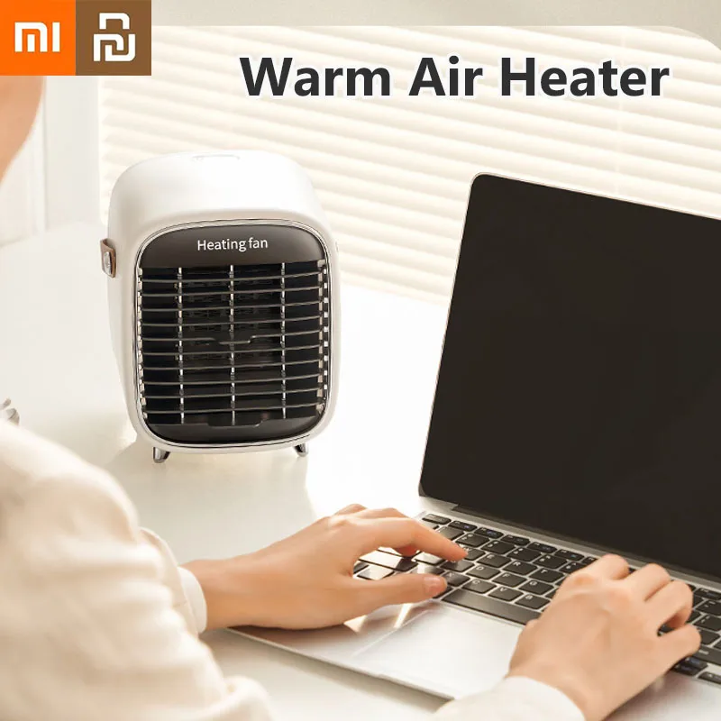 Xiaomi Youpin Heater Hot Air Blower Mini Space Electric Heating Fans Timed Desktop Fan Heaters for Bedroom Office Hand Warming