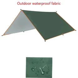 Outdoor ultra light canvas sunshade, waterproof sunshade, camping hammock, sunshade, beach and outdoor sunshade 3x3m 3x4m 3x5m
