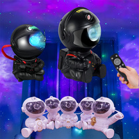 Cute Star Galaxies Projector Night Light Spaceship Rocket Astronaut Galaxy Projectors Starry LED Lamp Room Home Decorations Gift