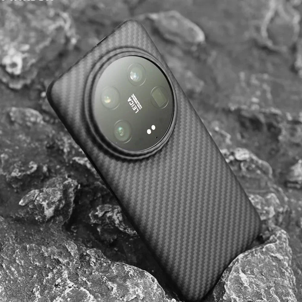 

Real Carbon Xiaomi 14 Ultra Case Carbon Fiber Protective Ultra Thin Cover Case For Xiaomi 14 Ultra 14ultra Mobile Phone