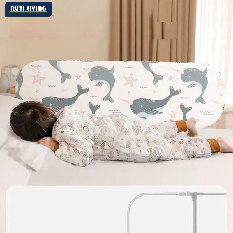 Suitable For 80cm 1-Side Foldable Bed Rail Guard for Kids Bed Guardrail Safety Child Portable Barrier Bed Protection for Baby