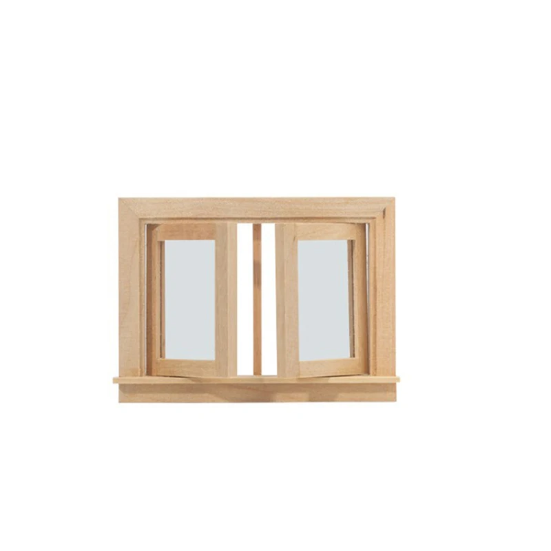 Dollhouse Mini doors and windows can be painted and colored with plain materials