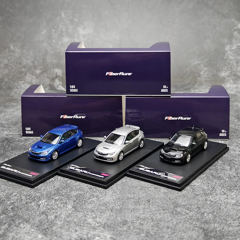 

1:64 Subaru Impreza 10rd Generation WRX STI 2009 die-cast Alloy Car Model Collection Ornament, adult decorative gift.