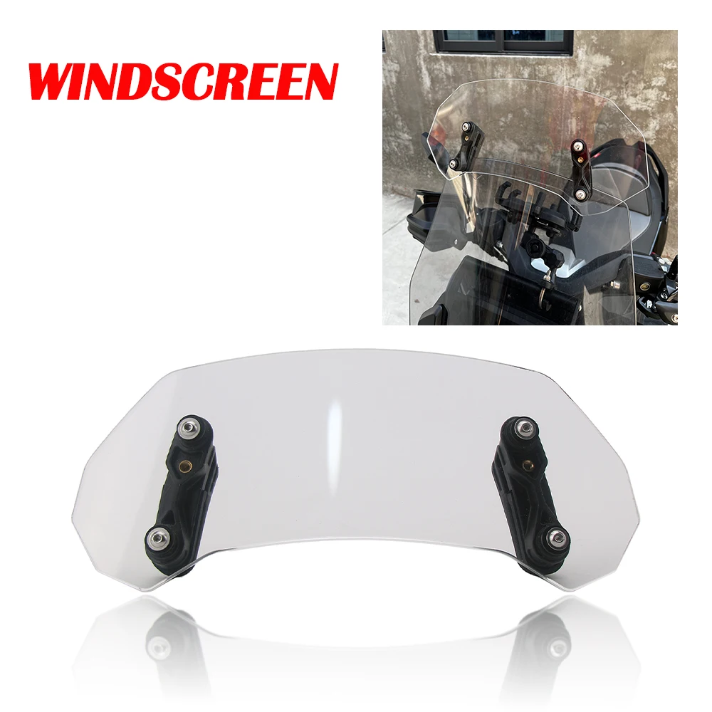 

Универсальный удлинитель лобового стекла мотоцикла, регулируемый спойлер, зажим, дефлектор ветрового стекла для BMW KAWASAKI YAMAHA HONDA SUZUKI