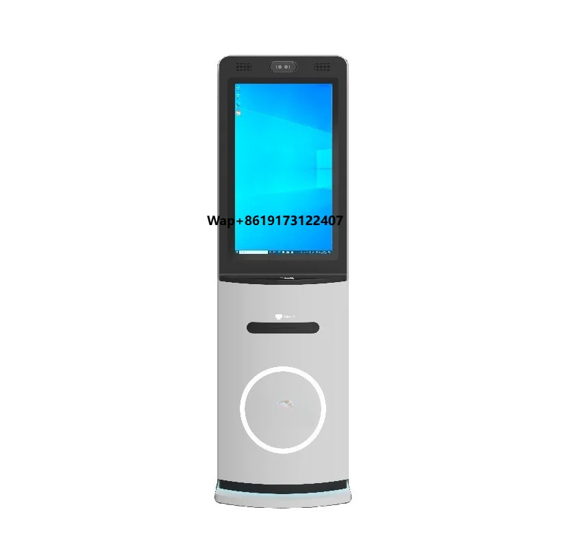 32 Inch Self Ordering Restaurant Kiosk with SDK & Barcode Reader POS System Self Service Payment Floor Standing Multi-OS
