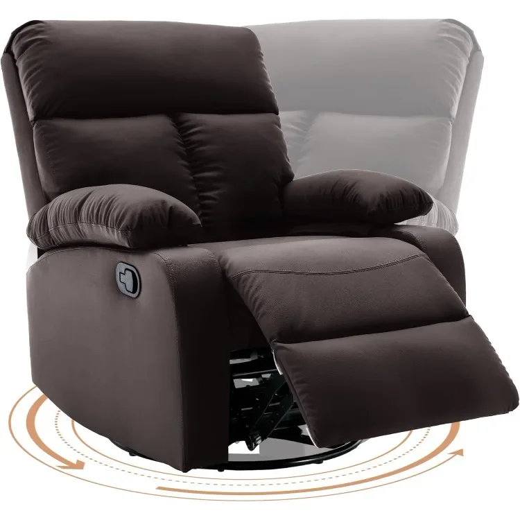 Small Rocking Recliners Chair for Small Spaces, Small Rocker Recliner Chair for Living Room, RV, Bedroom