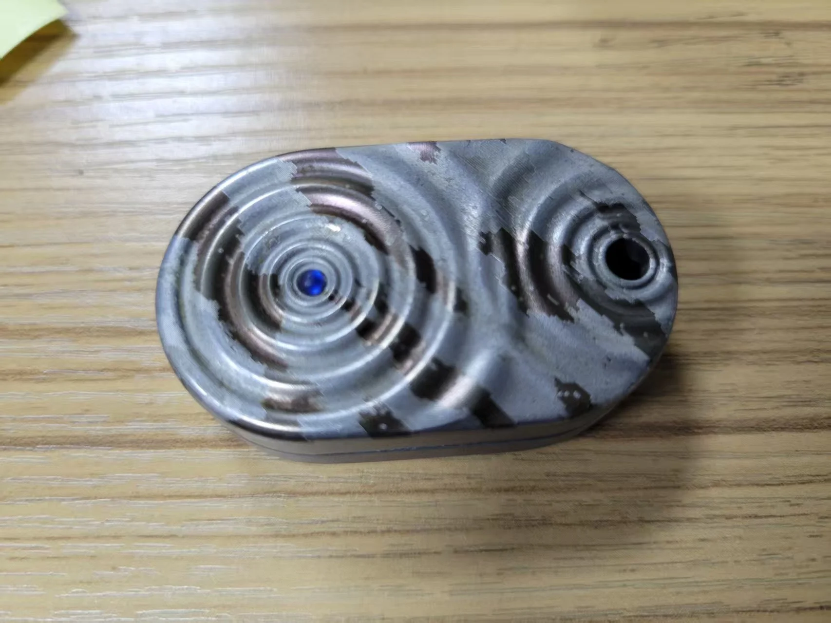 Used EDC Push Card, Rare, Out of Print [seki Circle Rain Wave] Rain Wave Circle Color