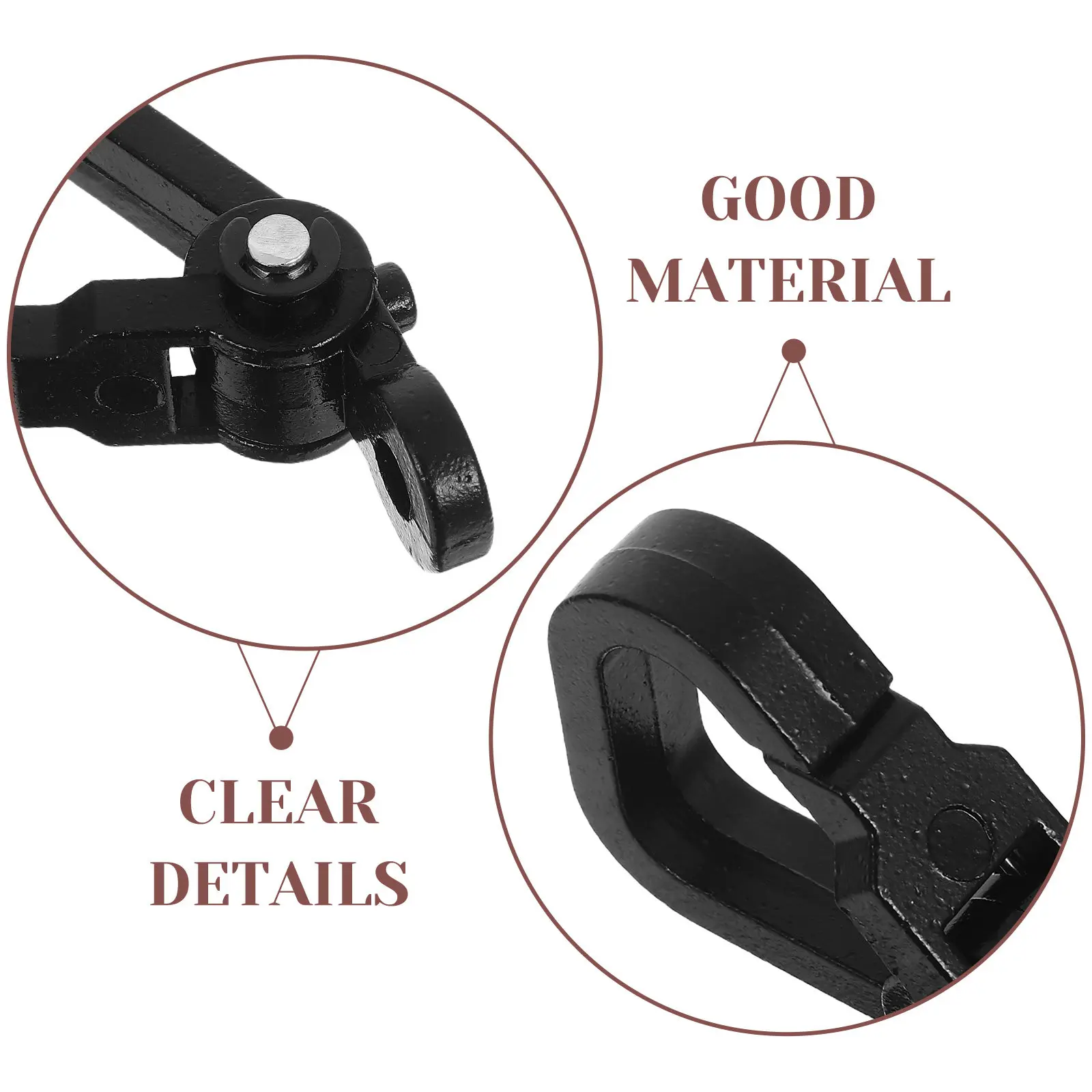 2Pcs Motorcycle Handlebar Hook Heavy Duty Metal Hanger for Scooter Motorbike Bicycle Front Storage Nonslip Surface