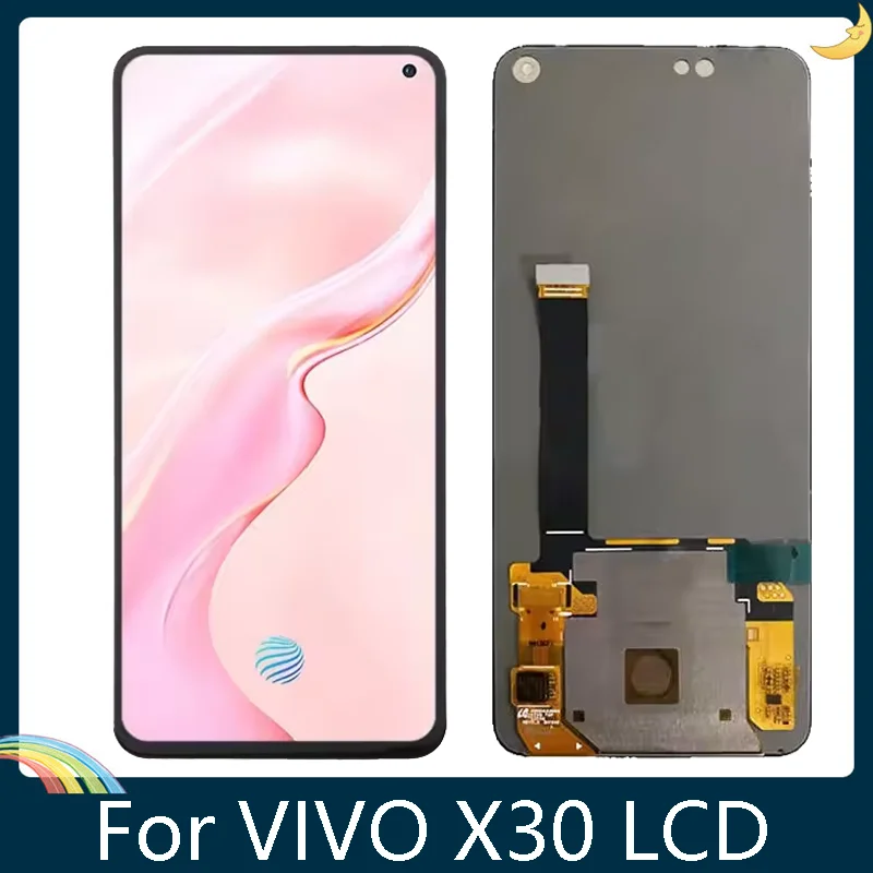 6.44 inch AMOLED For Vivo X30 V1938CT LCD Display Screen Touch Digitizer Panel Assembly Replacement For Vivo X30 Screen