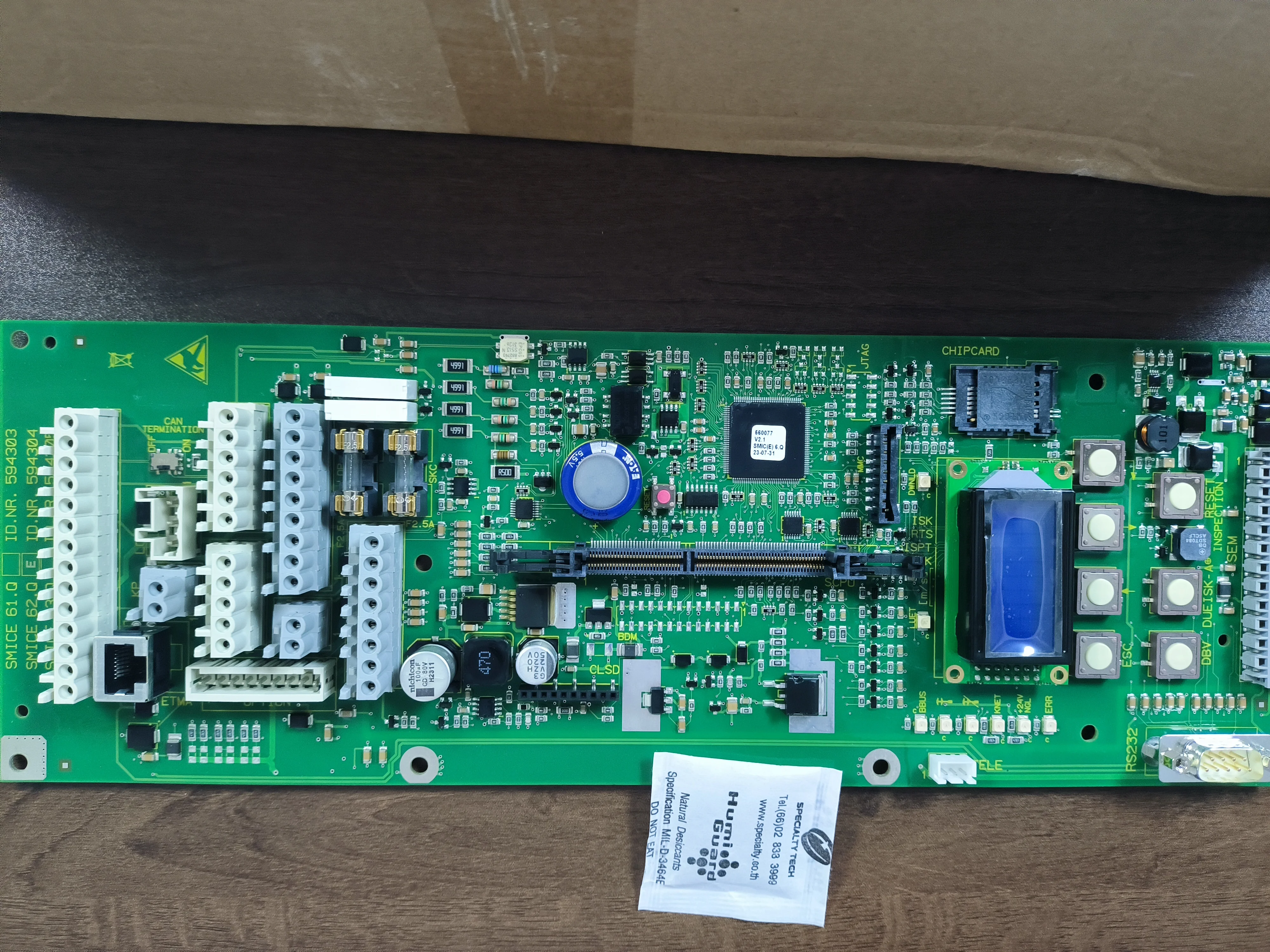 

SMICE 62.0 ID.NR 594304 Elevator PCB for Schind*er 3300 Mother Board Mainboard PCB Yolanda Lift Parts