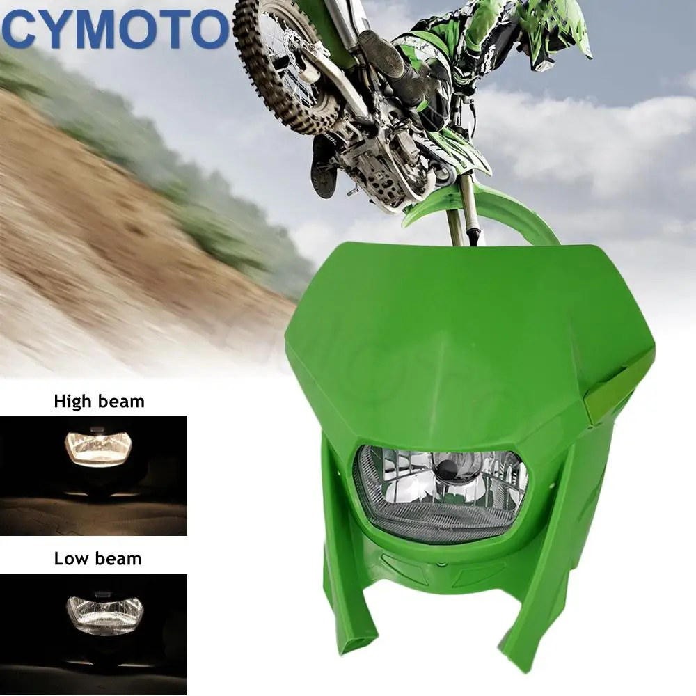 

Motorcycle Headlight Accessories Safe Riding on Dark Roads For Yamaha YZ125 YZ250 YZ250F Kawasaki KX KLX KLR KX KXF