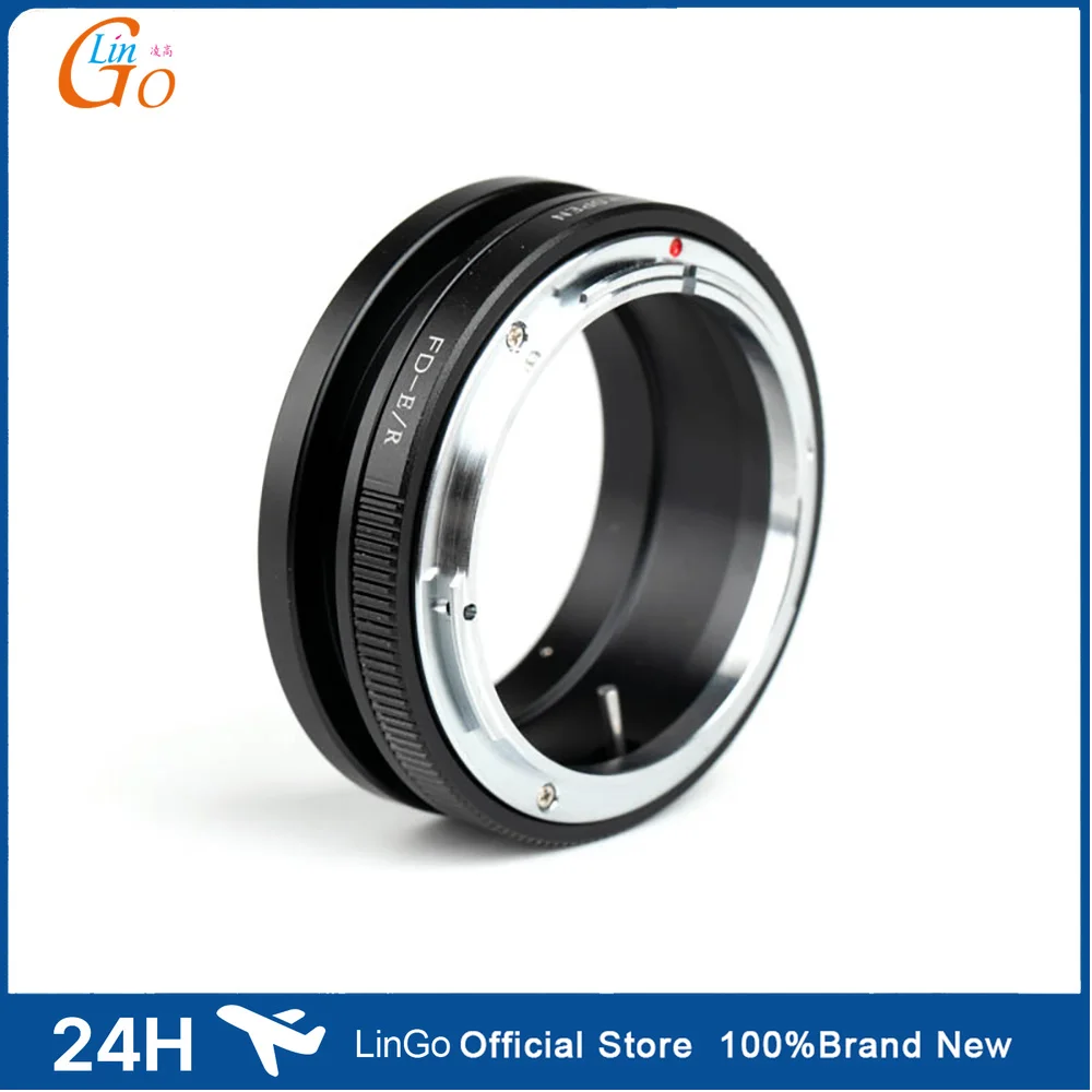LinGo FD-EOS R Mount Adapter Ring for Canon FD Lens and for EOS R mount Camera Full Frame Lens Adapter