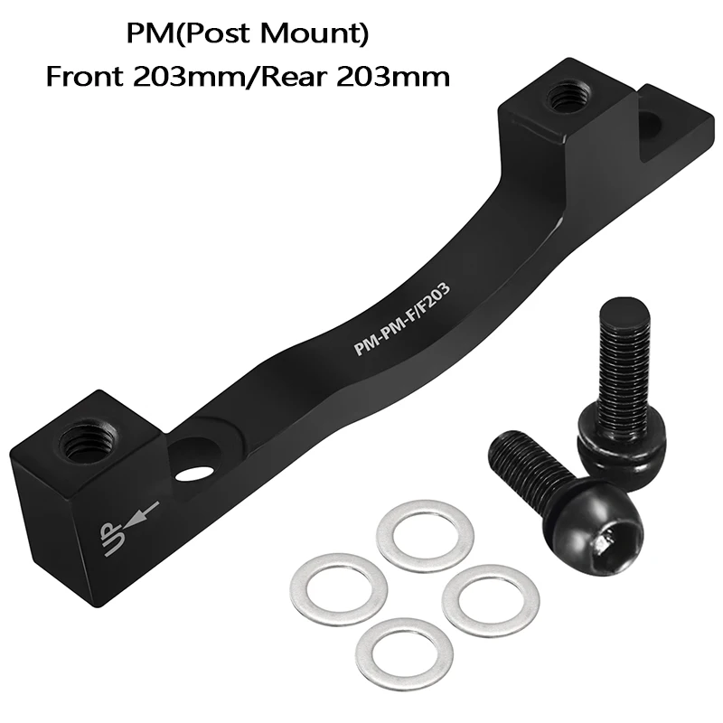 BUCKLOS Fahrrad-Scheibenbremsenadapter IS PM Fahrrad-Scheibenbremsenhalterung für 180/203MM Fahrradbremsen Bremssatteladapter mit Schrauben – Detail 14