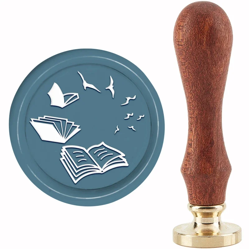 Zegelwas-set Met 12 Afneembare Stempels En Houten Handvat – Vintage Stijl, Perfect Voor Bruiloften, Uitnodigingen En Creatieve Projecten
