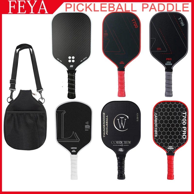 

FEYA 16 мм Pickleball Paddle Toray T700 Carbon Fiber Surface Competition Специальная карбоновая поверхность Индивидуальные Picklebals Paddles