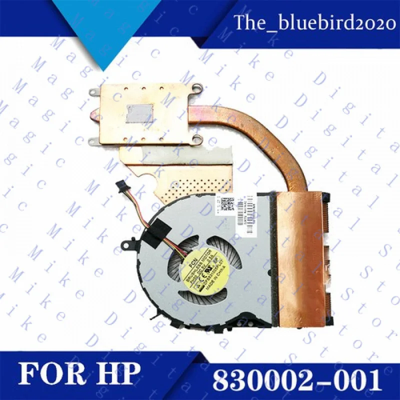 

UU For HP ENVY 15T 15-AE 17 Notebook Radiator Copper Tube Fan 830002-001