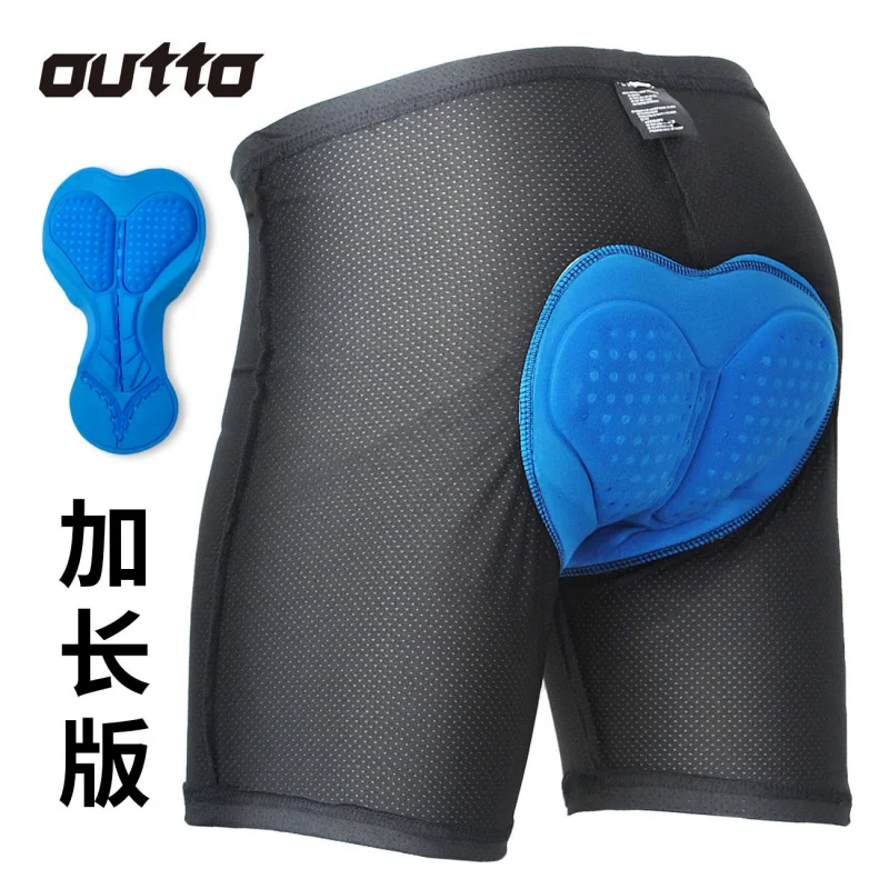Cross-border Cycling Clothing Cycling Underwear Men's Bicycle Breathable Quick-dry Silicone Seat Cushion Extended Shorts #   003