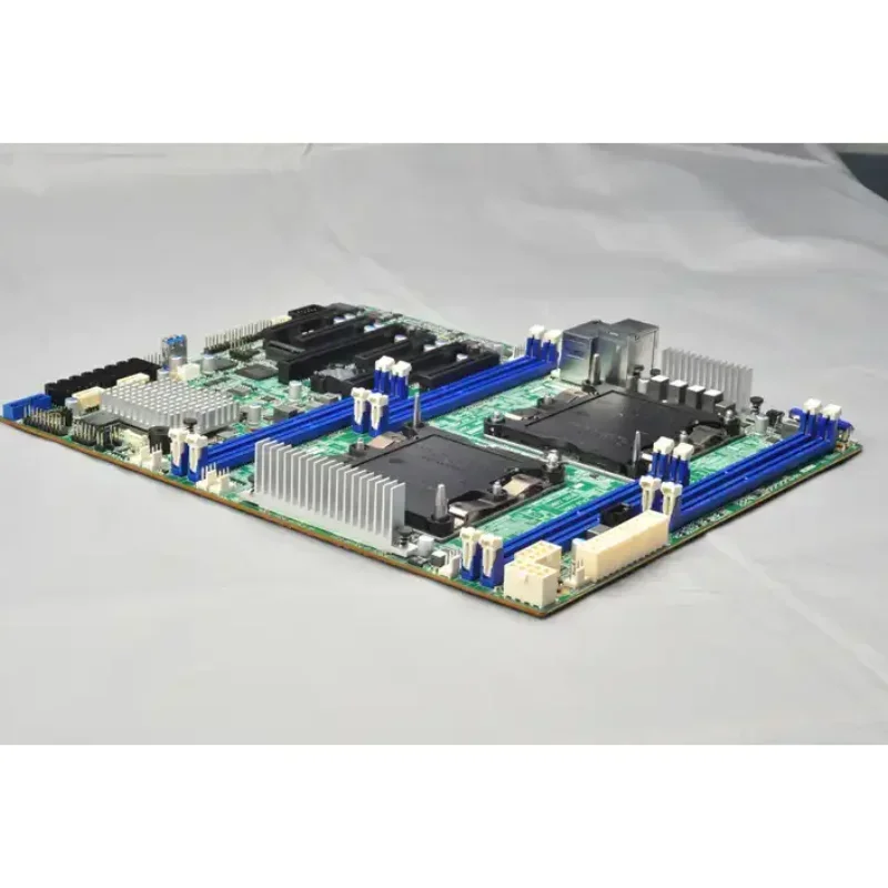 Gooxi G2DA-B ATX Dual Socket Xeon 8DIMM Server Motherboard Double SATA Intel 128 GB 16 DDR4 DIMM 2 RJ45 Gigabit Pci-express X4