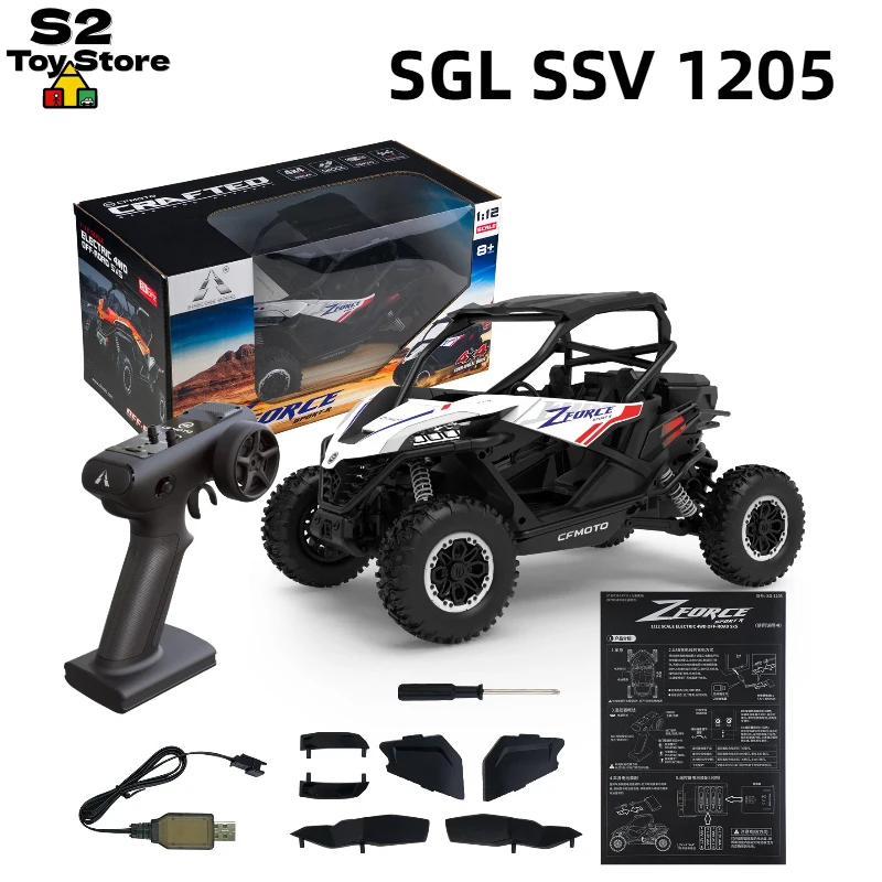 CFMOTO RC Off Road Vehicle Licensed SSV ZFORCE Full Scale 4WD All Terrain Remote Control Crawler Model Car For Hobby Enthusiasts