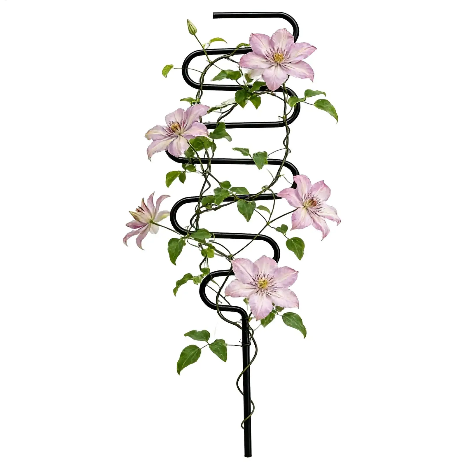 Trellis Plant Climbing Frame Flower Leaves Iron Support Stick Plant Pot Fixed Stake Climber Pole Indoor Garden Accesorries