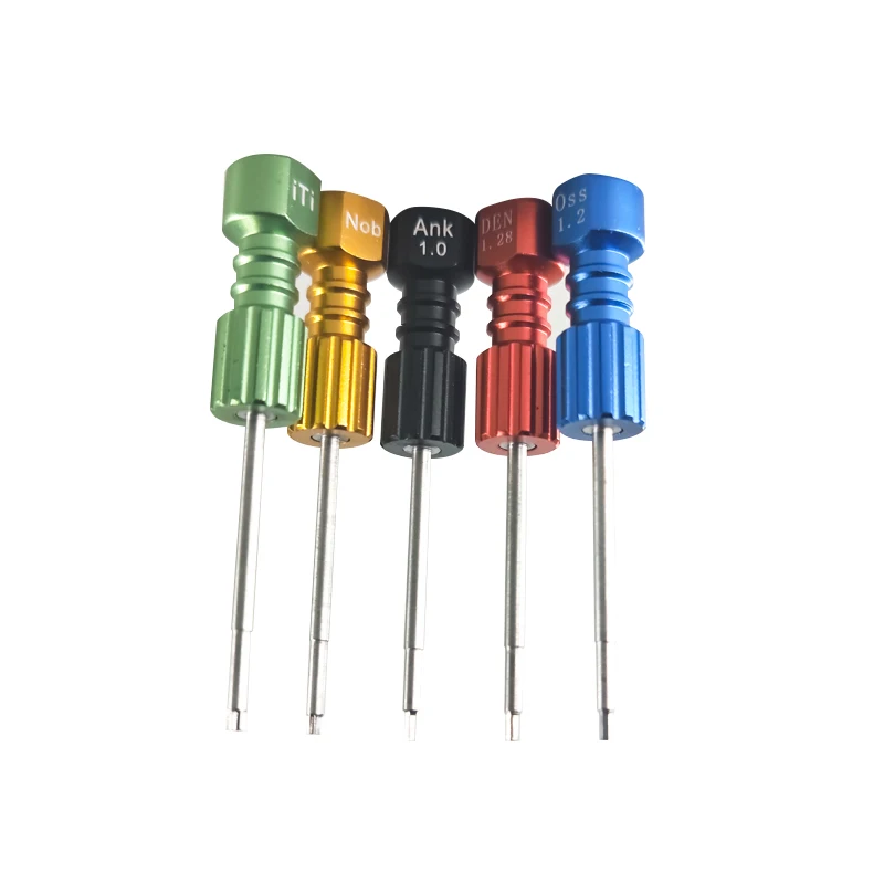 

5PCS Lodden Dental Laboratory Stainless Steel Implant Screw Driver Dentistry Tool Kit Micro Screwdriver Implant Screw Instrument