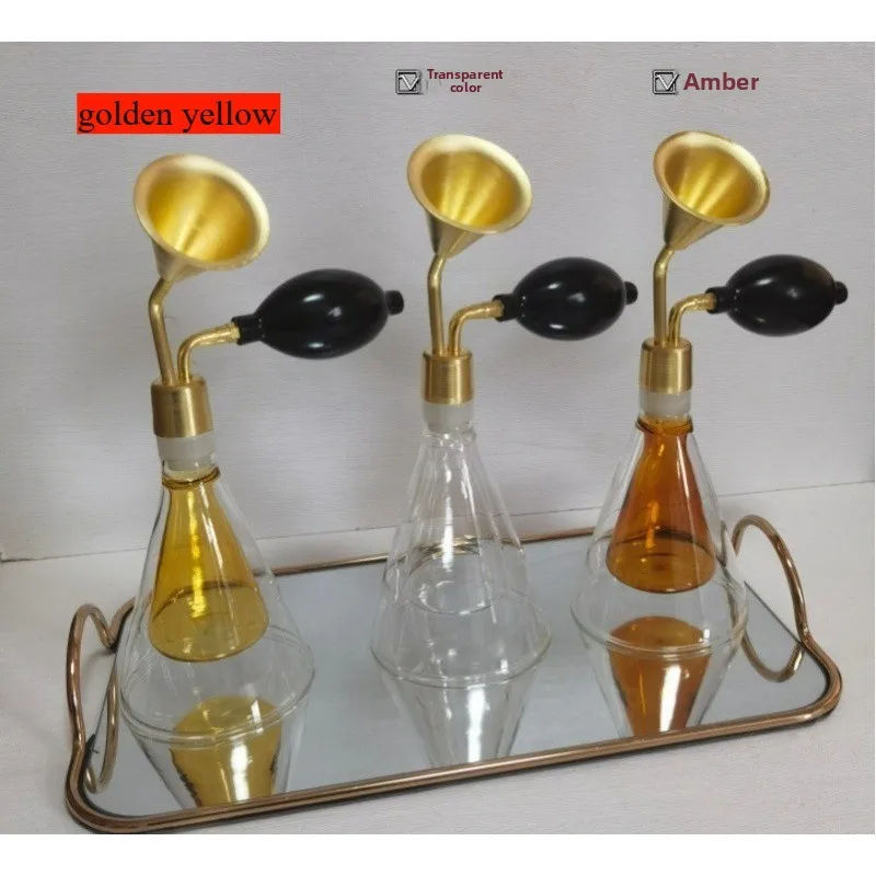 Coffee bean purple sand creative smelling bottle glass smelling instrument