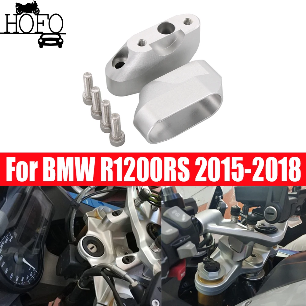 

Motorcycle Accessories Handlebar Riser Clamp Back Move Mount For BMW R1200RS 2015-2018