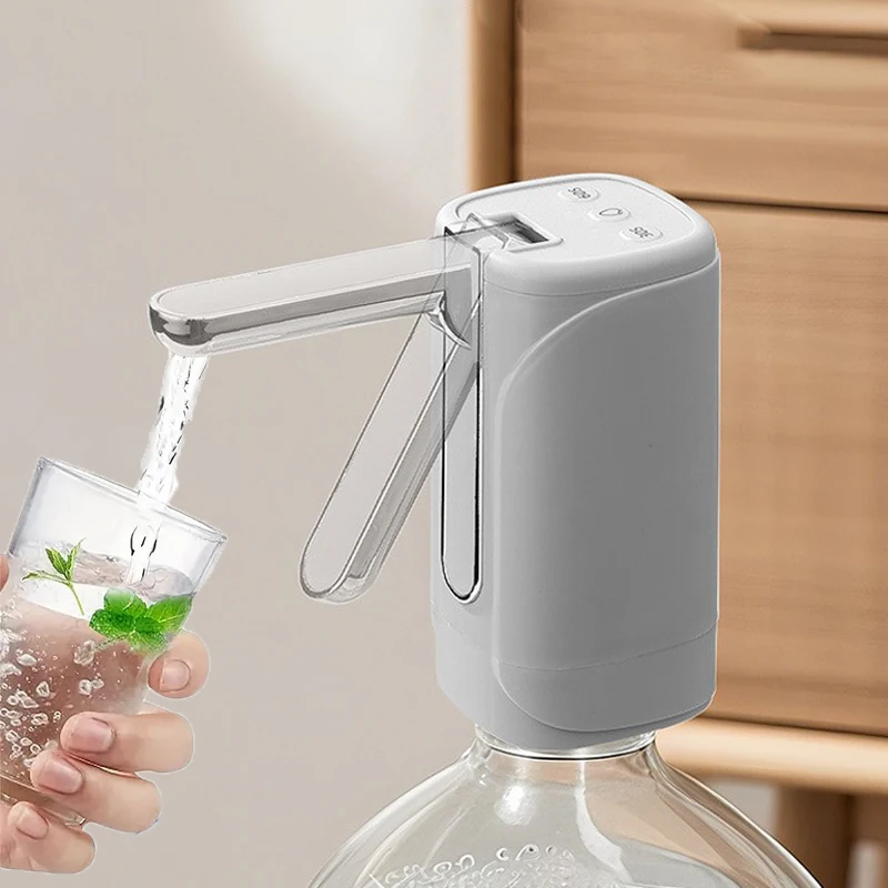 

Многофункциональный портативный диспенсер для воды с зарядкой через USB — автоматический электрический насос, подходит для домашнего, офиса и наружного использования.