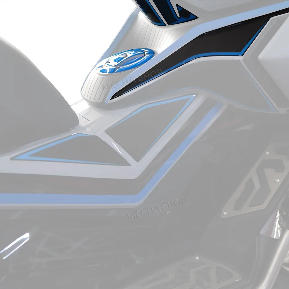 For Zontes 368 G 368G 2024-2026 Handguard Fairing Decorative Sticker 3D Handguard Protection Sticker Kit