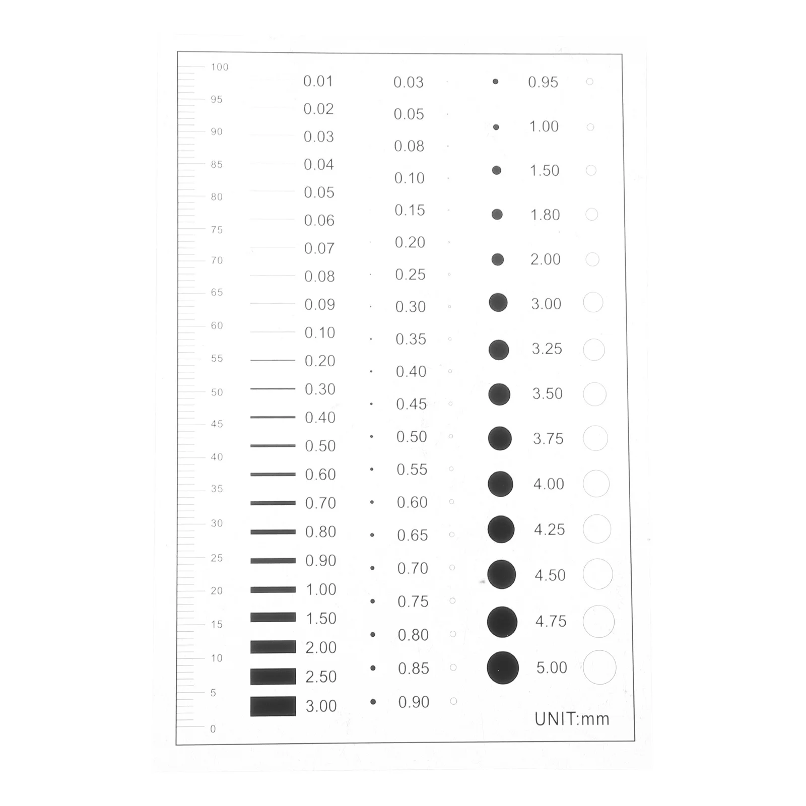 كشف العيوب فيلم حاكم عالية الدقة عرض الخط عيب أداة قياس الصفر الكراك أداة محمولة #1