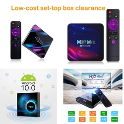 Clearance Android TV BOX T95 H96 LOW Price 2G/4G RAM 16G 32G 64G ROM TVBOX 2.4G 5G Wifi HDR 6K Set top box media player Original