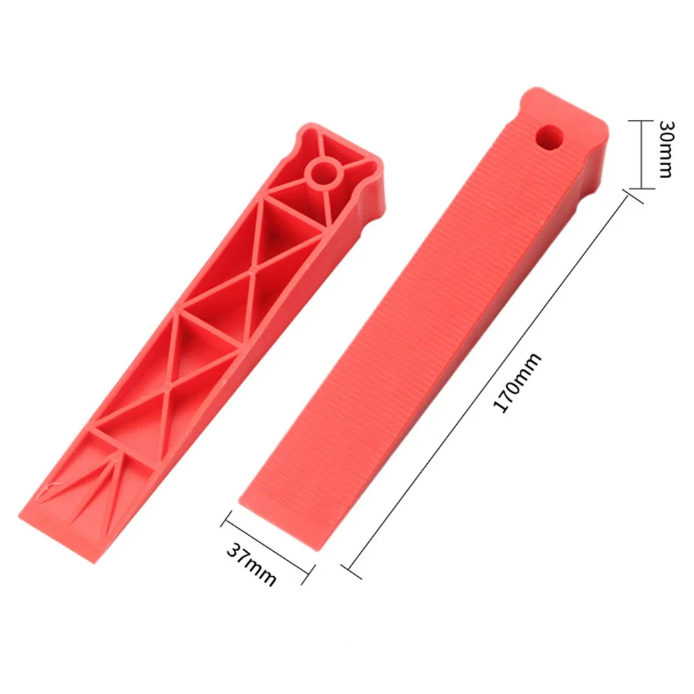 6pcs Locator Spacer Anti Slip Texture Plastic Wedge Set Furniture Wedges Levelers Adjustment Tool Door Window Installation Tool