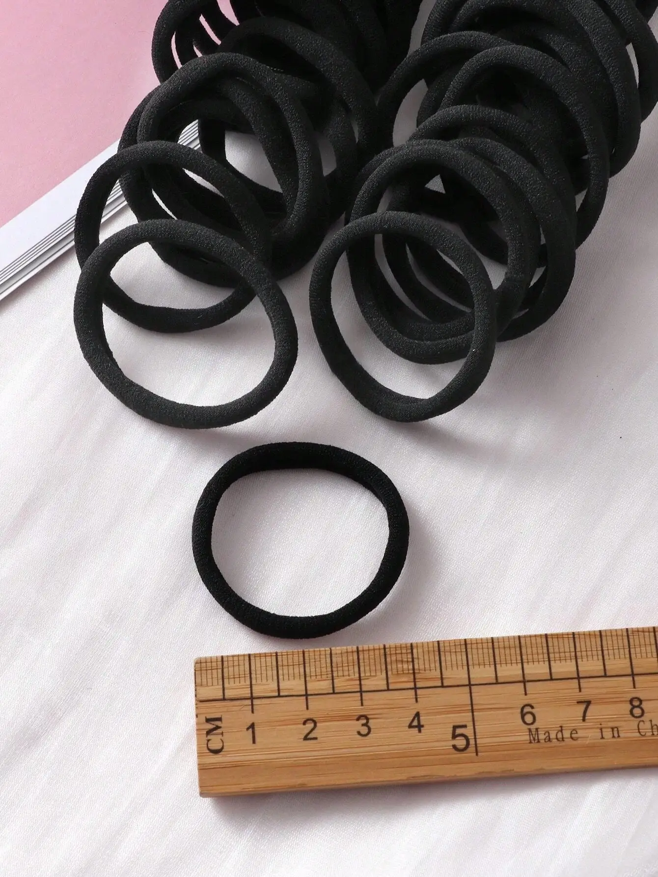50pcs Minimalist & Practical Hair Scrunchies, Daily Home Hair Accessories Suitable For Girls Back To School Season