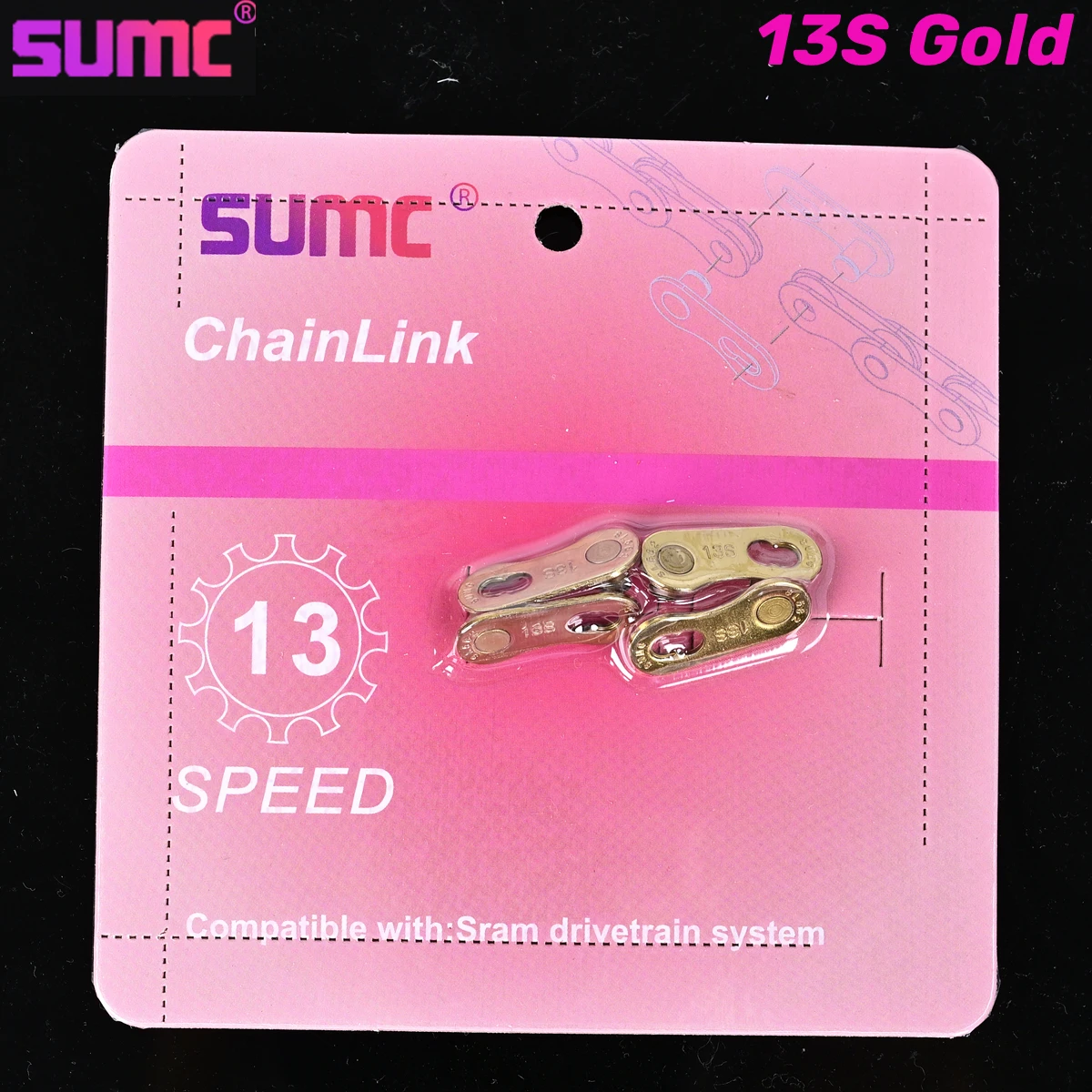 SUMC Fahrradkette Master Link (Magische Schnalle) für 12 13 Gänge, Quick Link für SUMC Halbmondketten – Detail 9