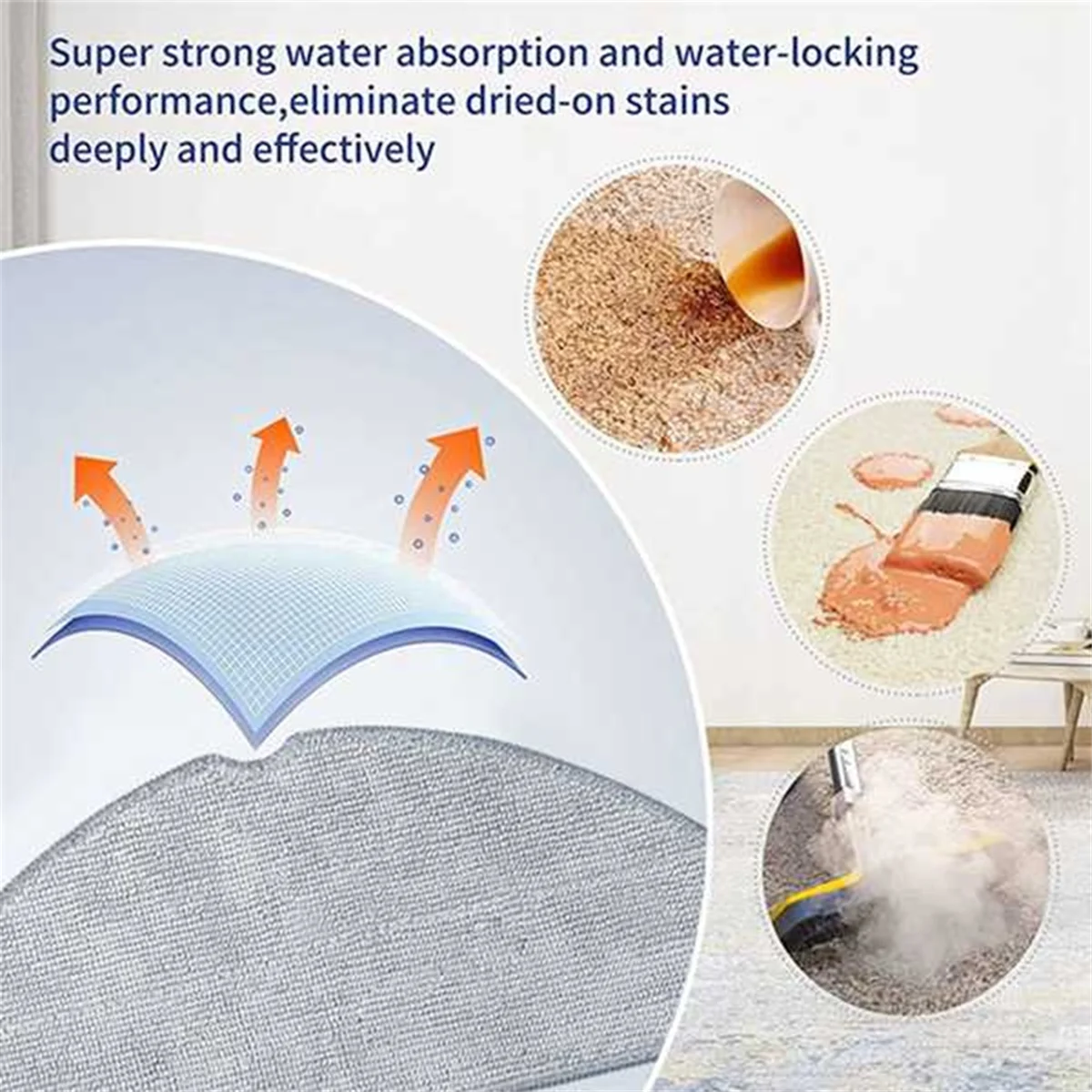 FZFZ 13 قطعة قطع غيار بديلة لـ 3C تعزيز E10/C103/B112/E12 مكنسة كهربائية الجانب الرئيسي فرشاة تصفية ممسحة القماش